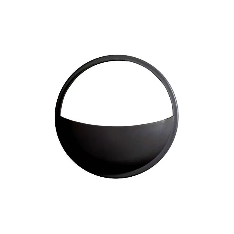 Abverkauf DURALAMP® BULKHEAD T&O IP65 rund Halbmond schwarz | schwarz Leuchten