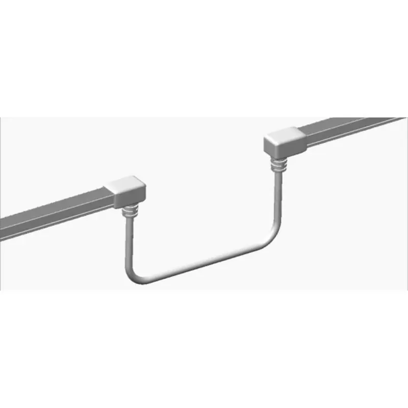 Geprüft DURALAMP® DURA NEON FLEX TOP | Zubehör | Linearer Verbinder 90° unten | 30cm | 3 Stück