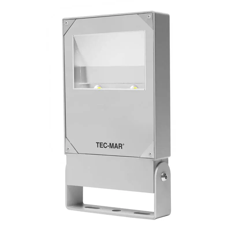 Mega-Angebot Flutlichtstrahler 7027 POLAR 2 (RR) 100W 4000K Silber asymmetrisch tiefstrahlend on/off