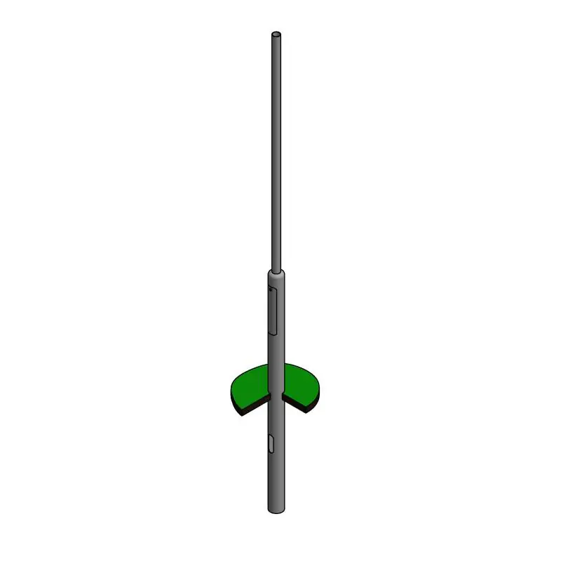 Kracherpreis Lichtmast gerade abgesetzt (EN40) LPH 6m - Zopf 60mm - t mm