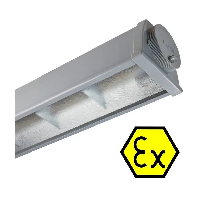 Saisonangebot EX Leuchte | Stahlblech Microprisma | Zone 2/22 |74W | 9900lm | 4000K | IP66