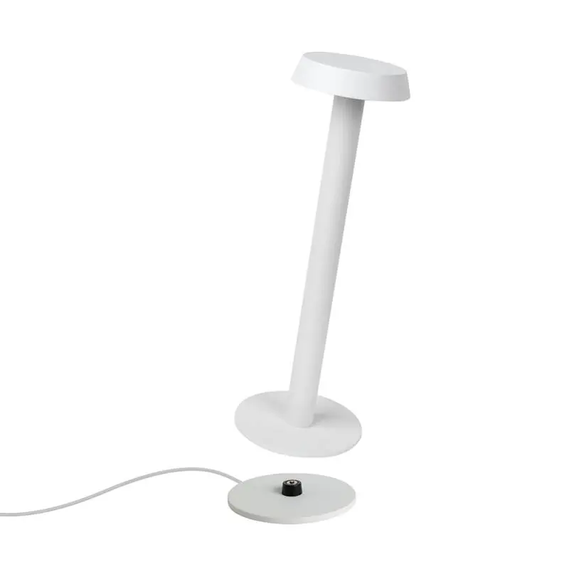 MARAMA Akku-Tischleuchte+Ladestation - 2W, 3000K, 100lm, DIM, weiss Saisonangebot