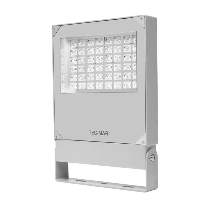 Highlight Flutlichtstrahler 7038 IPADEL (PD) 190W 3000K Silber symmetrisch breitstrahlend on/off