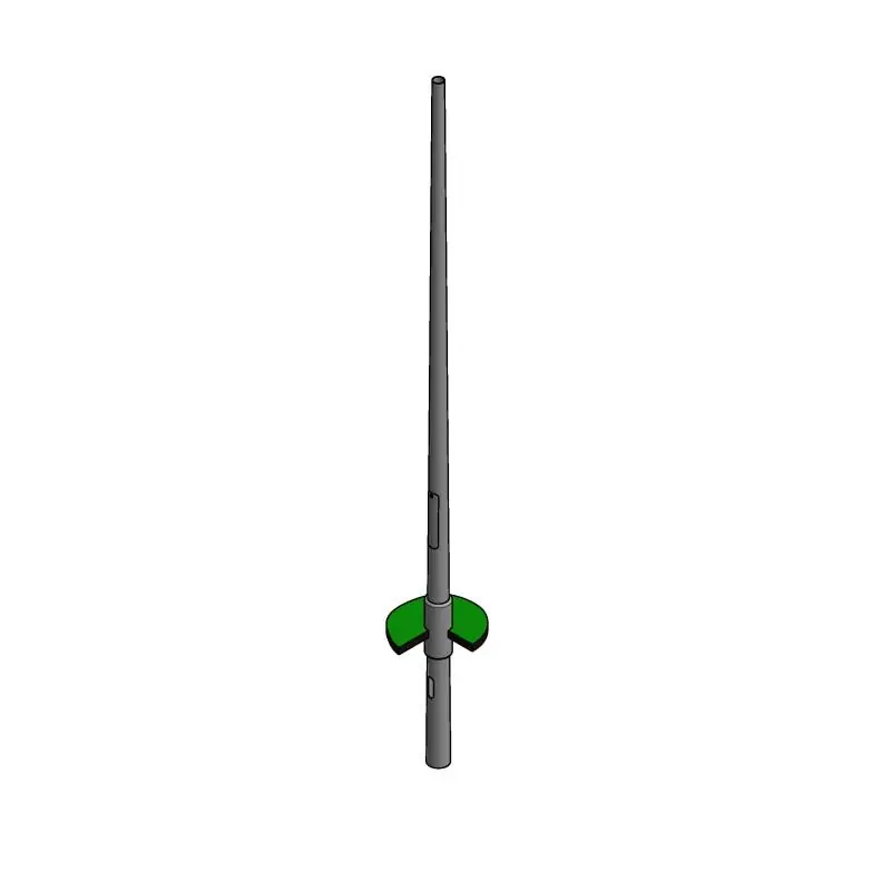 Lichtmast gerade konisch (EN40) Stahlmanschette LPH 7m - Zopf 76mm - t 3mm Versand Am Gleichen Tag