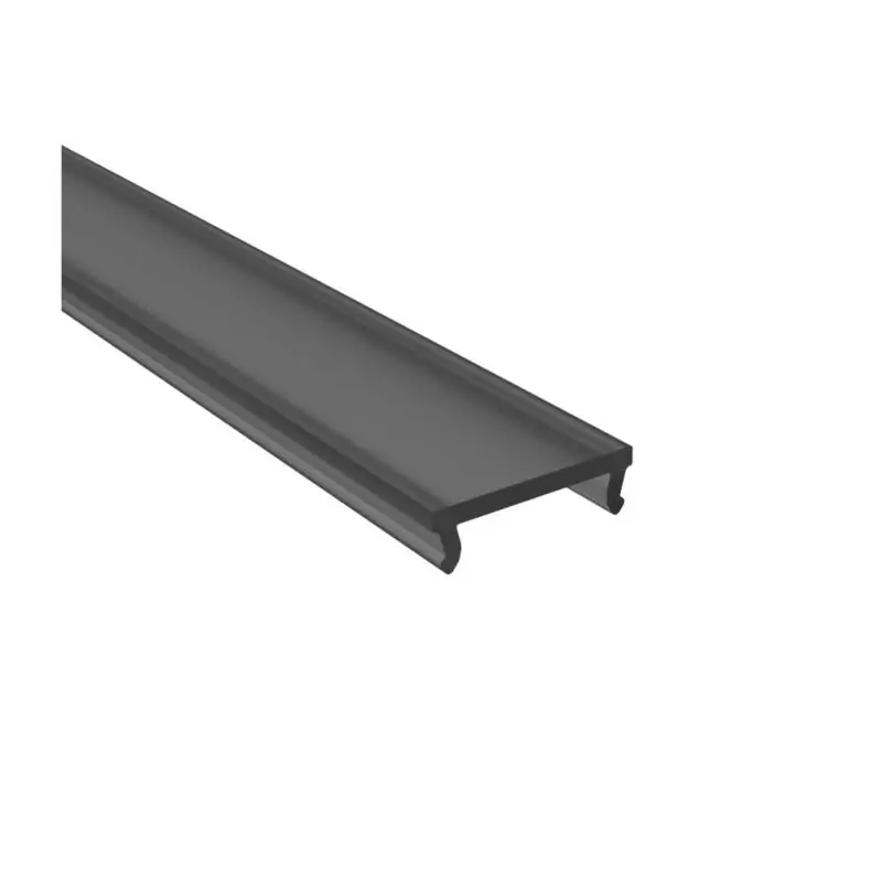 Markenprodukt LED Alu Profil LEDLINE 20 Abdeckung. Flach. Schwarz. . 2m