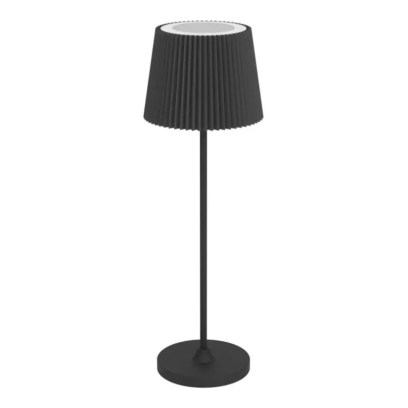 LEONERO Tischleuchte LED Schwarz, Fernbedienung Sonderangebot