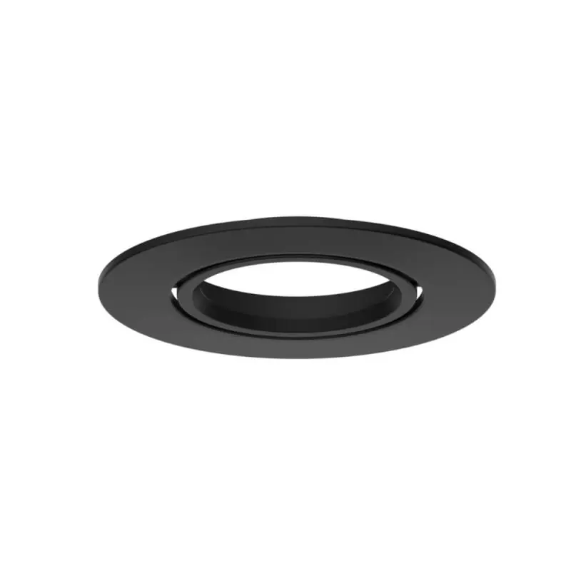 LED Downlight EXMO Einbaurahmen Rund Schwenkbar - Schwarz Beliebt
