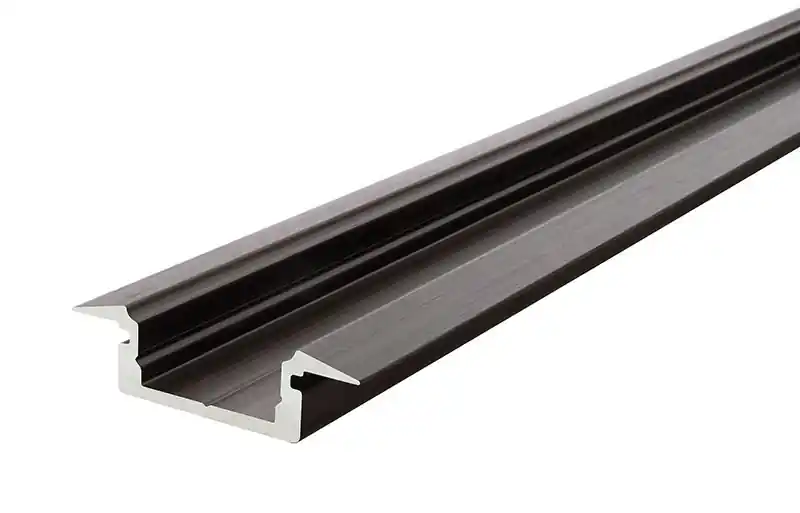 Deko-Light Profil, T-Profil flach ET-01-10, Aluminium, Schwarz Eloxiert, 1000mm Letzte Chance