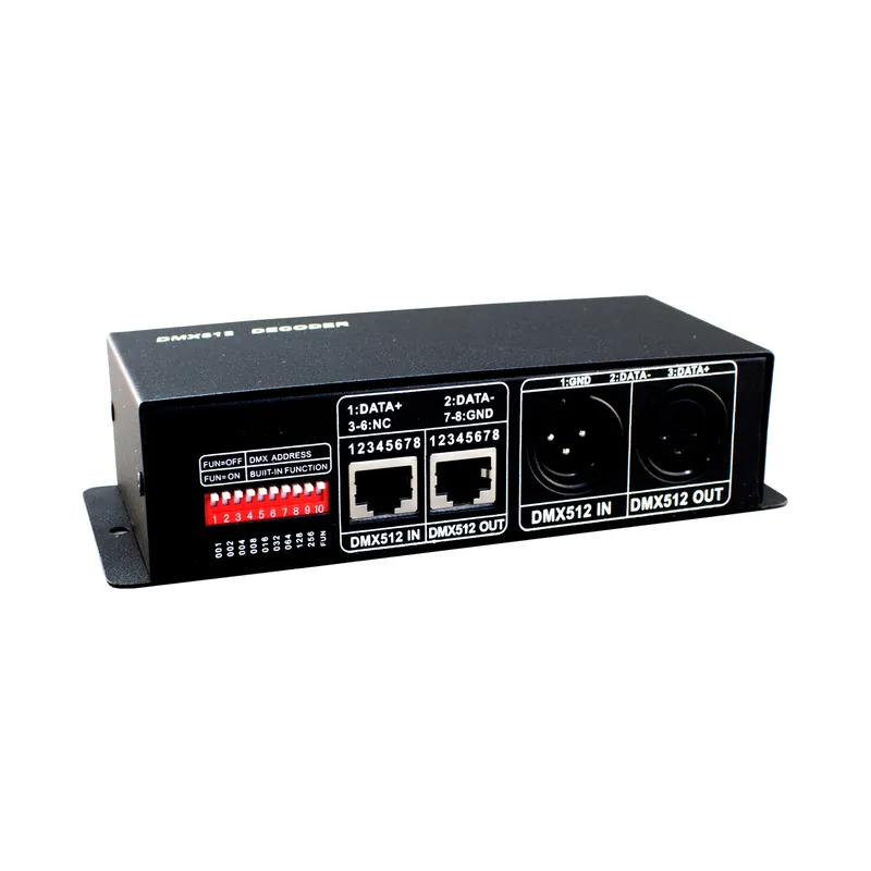 LED Controller, DMX 512, dimmbar: DMX512, 12-24V DC, 360,00 W Neuheit