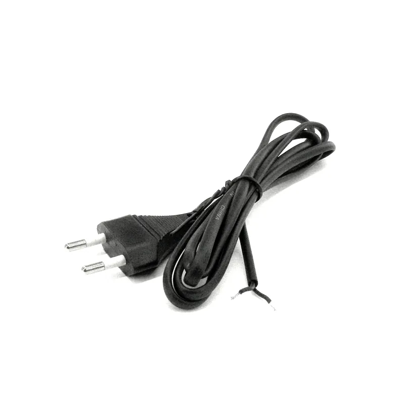 230V/0,25A Netzkabel Eurostecker auf abisolierte Kabelenden 1,5m schwarz Abverkauf
