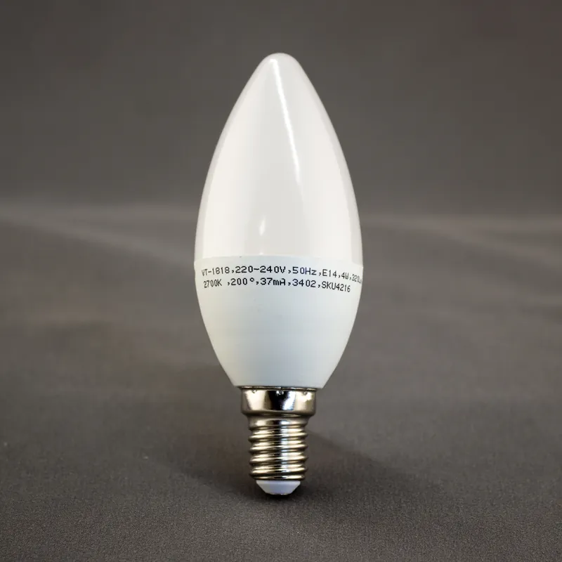 Letzte Chance E14 LED Leuchtmittel, 2700K, 4W, 320lm, SMD, kerzenförmig
