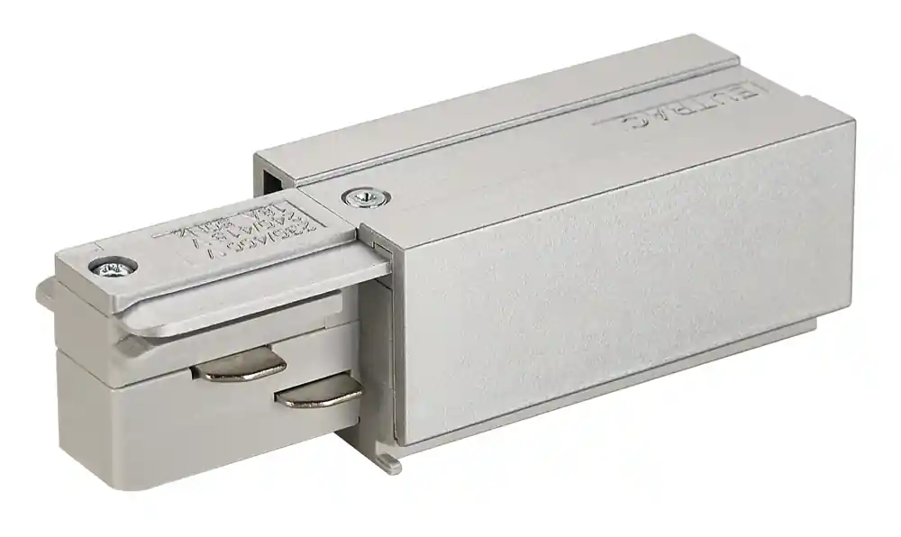 Heißes Angebot Einspeiser für 3-Phasen HV-Schiene Erde links, Einspeiser 1, silbergrau