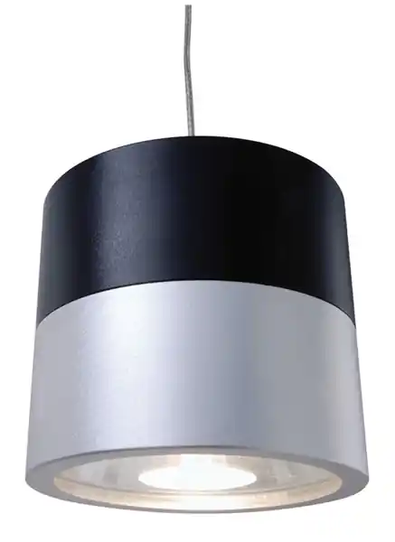 Neu Im Sortiment Deko-Light Pendelleuchte, Cana, Aluminium, Silber / Schwarz, Warmweiß, 20W, 230V