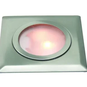 Möbeleinbauleuchte quadratisch, chrom, aus Metall, 12V, G4, max 10W. Direkt Vom Hersteller