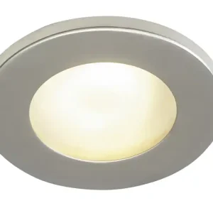 Neu DOLIX OUT, Outdoor Einbauleuchte, QPAR51, IP44, rund, titan, max. 35W, inkl. Clipfedern