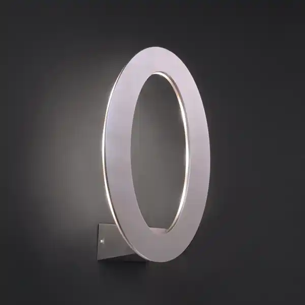 Deko-Light Wandaufbauleuchte, Oval, Aluminium Druckguss, Silber gebürstet, Warmweiß, 7W, 230V Jetzt Bestellen