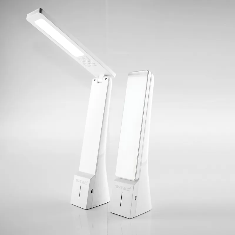 Schnäppchen Akku LED Tischleuchte, 2800K-5700K, weiß-silber, 4W
