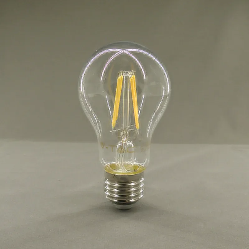 Schnäppchen E27 Filament LED Leuchtmittel, 2700K, 4W, 400lm, SMD, A60, birnenförmig