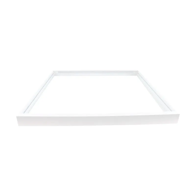 Kostenloser Rückversand AUFBAURAHMEN für LED-PANEL, weiß, steckbar, 62x62x4