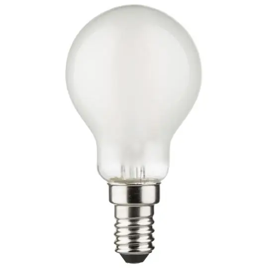 Preiswert Müller Licht Retro LED-Filament Leuchtmittel Tropfenform 4,5W=38W E14 matt 2700K (Warmweiß)