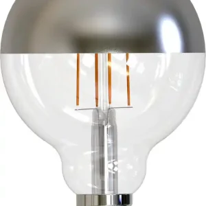 Müller Licht Retro HD LED-Filament Globeform Silber verspiegelt 9W=63W E27 850lm 2700 (Warmweiß) dimmbar Günstig