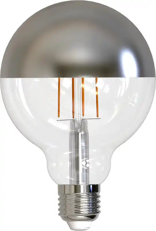 Müller Licht Retro HD LED-Filament Globeform Silber verspiegelt 9W=63W E27 850lm 2700 (Warmweiß) dimmbar Günstig