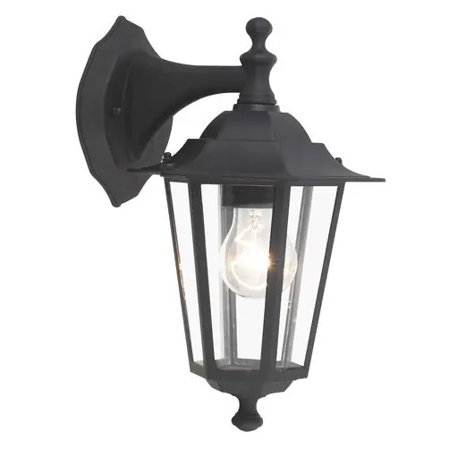 Brilliant Außenwandleuchte Crown Schwarz E27 max. 60W IP44 Markenware