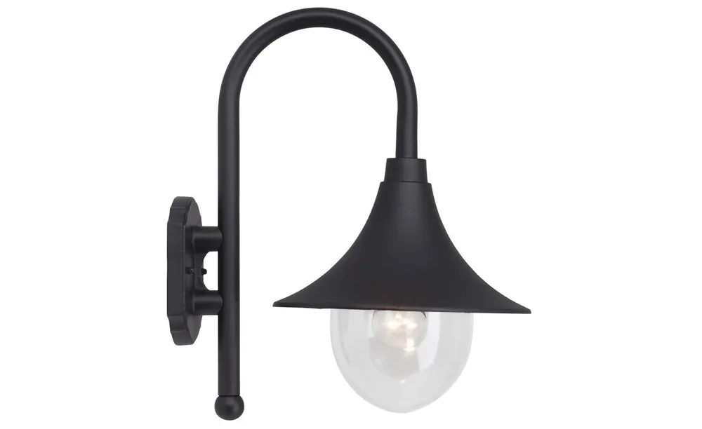 Brilliant Außenwandleuchte Berna schwarz E27 max. 60W IP44 Preisreduziert