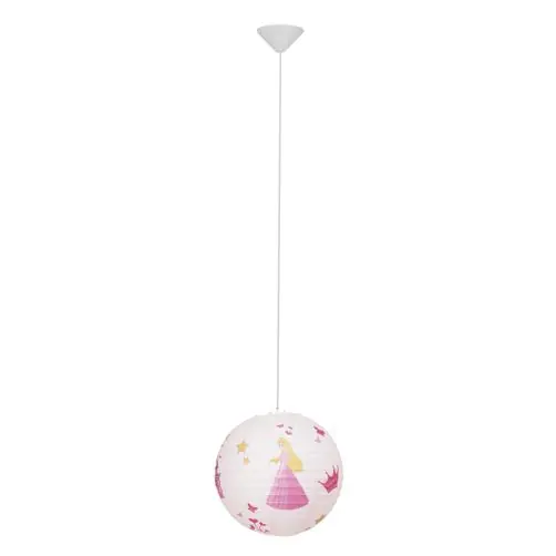 Brilliant Pendelleuchte Princess Pink E27 Ø30cm ohne Leuchtmittel Preisreduziert