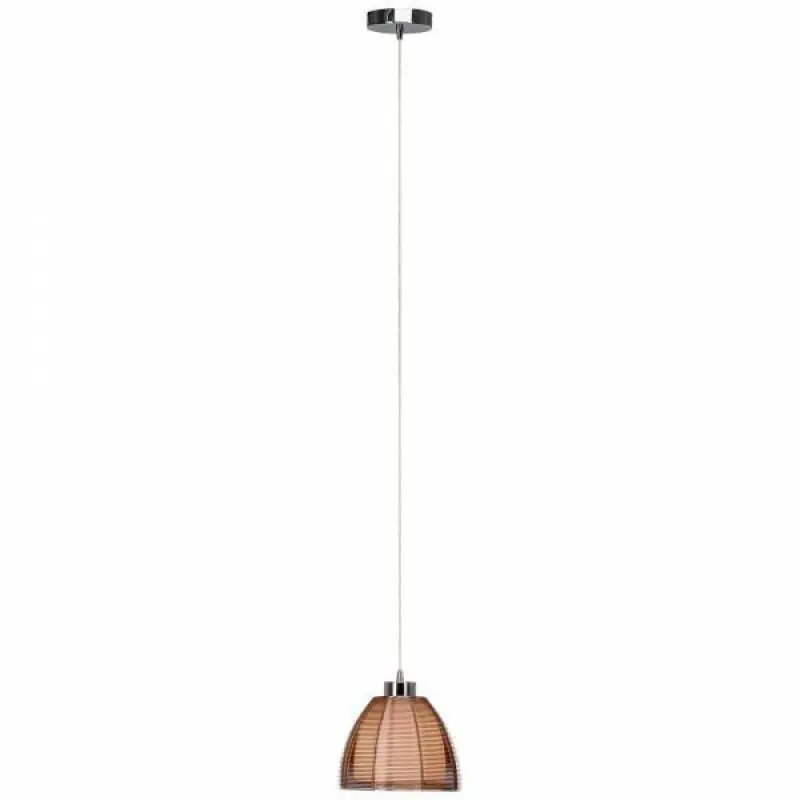 Brilliant Pendelleuchte Relax bronze chrom E27 max. 60W Ø19cm Neuheit