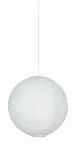 Preisknaller Brilliant Pendelleuchte Osaka weiß E27 max. 60W Ø40cm
