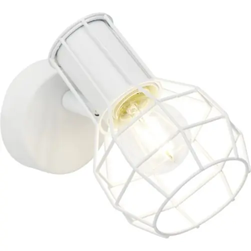 Sale Brilliant Wandspot Siza Weiß E14 schwenkbar ohne Leuchtmittel