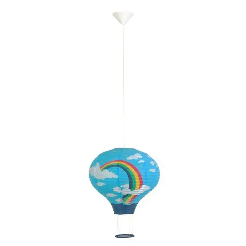 Brilliant Pendelleuchte Rainbow Blau E27 Ø37cm ohne Leuchtmittel Highlight