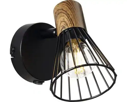 Brilliant Wandspot Manama schwarz E14 max 18W schwenkbar Letzte Chance
