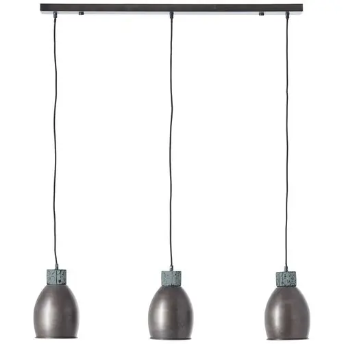 Brilliant Pendelleuchte Lapas schwarz stahl/grau E27 max. 28W Sonderaktion