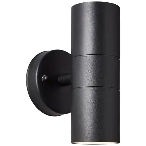 Brilliant Außenwandleuchte Traver schwarz Up & Down GU10 max. 18W IP44 Heißes Angebot