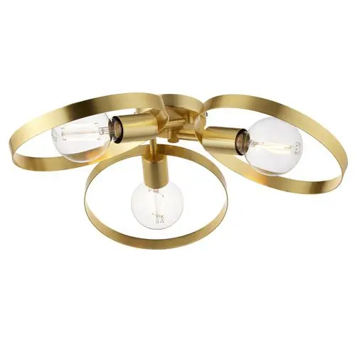 Brilliant Deckenleuchte Peggie messing gebürstet gold E27 max. 40W Abverkauf