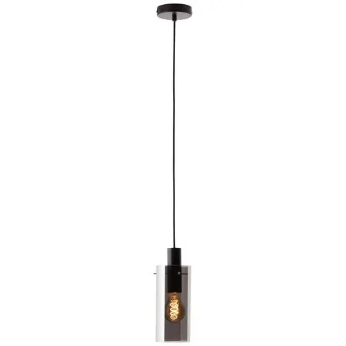 Brilliant Pendelleuchte Amalia schwarz Rauchglas E27 max. 52W Bestseller