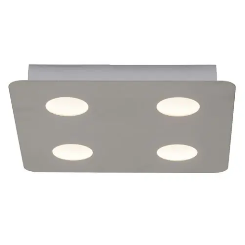 Geprüft AEG LED Wand/Deckenleuchte Formit Nickel 20W 3000K Warmweiß