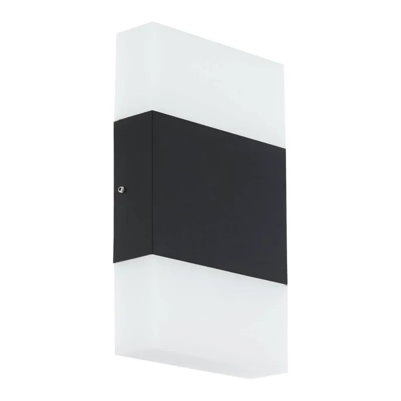 Eglo LED Außenwand/Deckenleuchte Linosa Schwarz 2,2W 500lm 3000K Warmweiß IP54 Top-Angebot