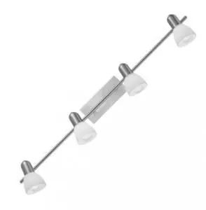 Eglo LED Deckenstrahler ARES 1 Nickel matt E14 max. 40W schwenkbar Top-Seller