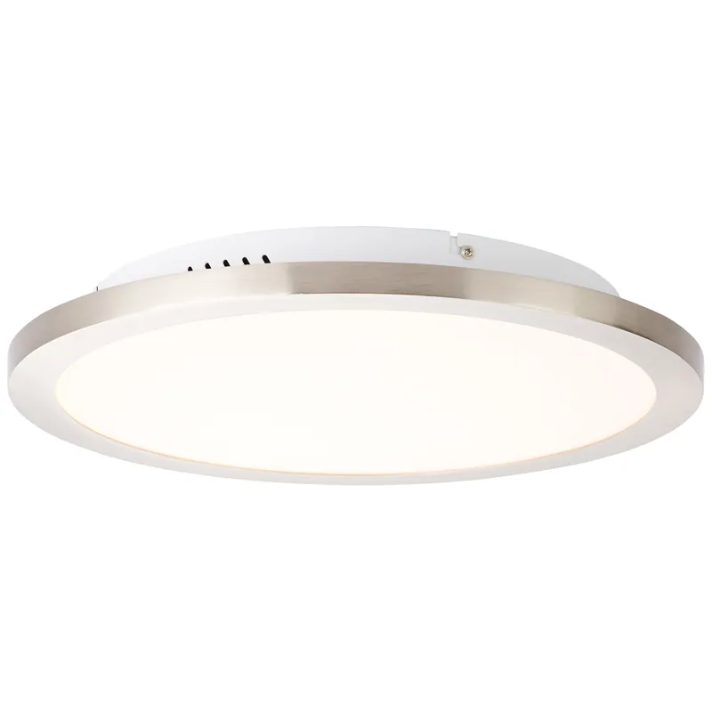Brilliant LED Panel Smooth Eisen 30W DIM CCT Warmweiß-Tageslicht mit Fernbedienung Ø40cm Aktuell