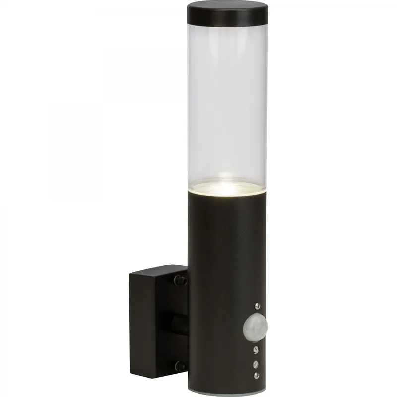 Brilliant LED Außenwandleuchte Bergen anthrazit GU10 4W 350lm 4000K (Neutralweiß) IP44 mit Sensor Kracherpreis