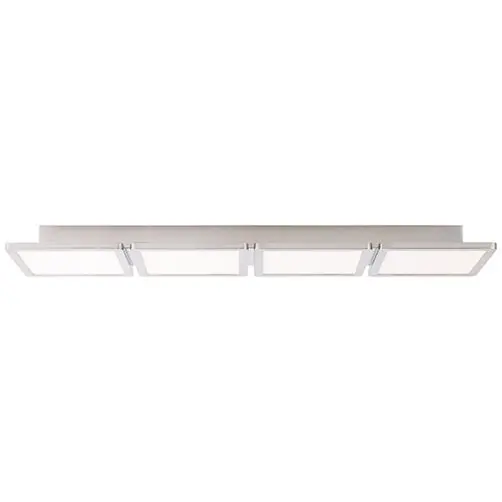 Markenprodukt Brilliant LED Panel Scope eisen weiß 50W 3300lm 3000K Warmweiß easyDim per Lichtschlater 20x83cm