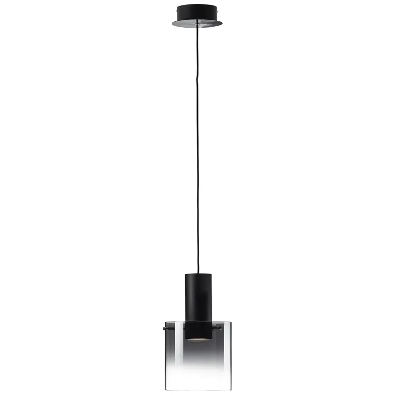 Brilliant LED Pendelleuchte Hobey schwarz Rauchglas 10W 800lm 3000K Warmweiß Top-Preis