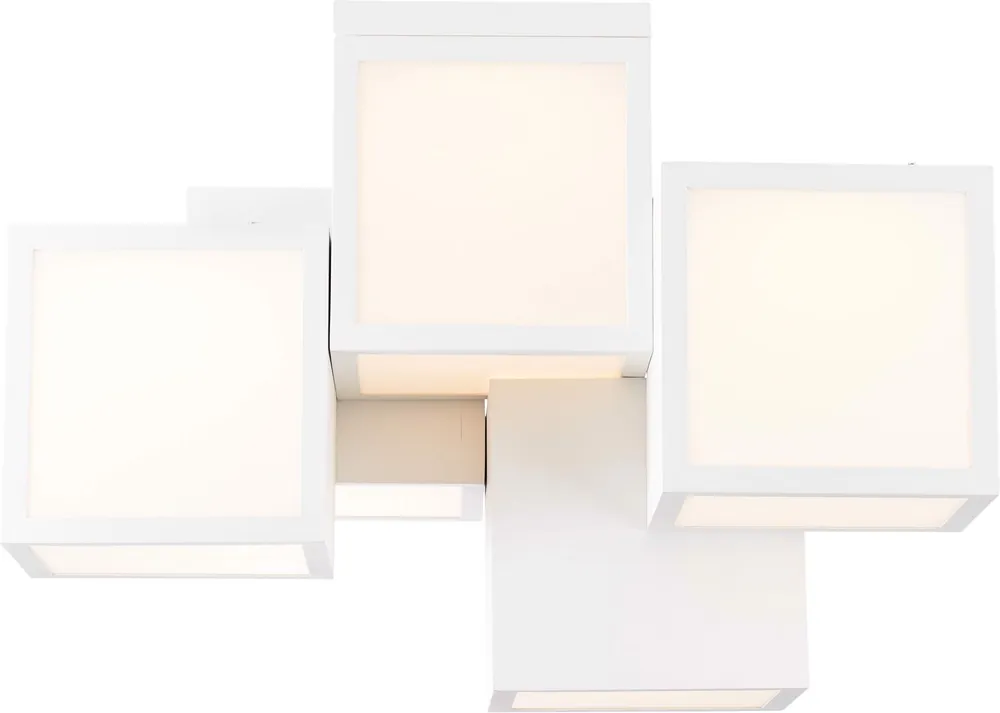 Schneller Versand Brilliant LED Deckenleuchte Cubix weiß 40W 4000lm 3000K Warmweiß