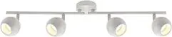 Expressversand Brilliant LED Deckenstrahler Semja 4x5W weiß schwenkbar 400lm 3000K Warmweiß