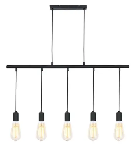 Brilliant Pendelleuchte Metta schwarz matt E27 max. 40W Rabatt