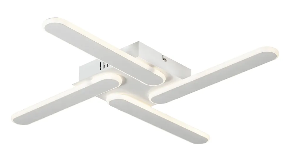 Top-Angebot Brilliant LED moderne Deckenleuchte Raven 40W Weiß 3200lm 4000K Neutralweiß