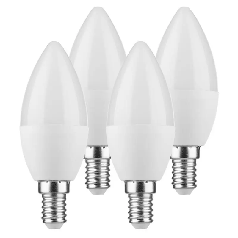 Finale Aktion Müller Licht LED Leuchtmittel Kerzenform 4er Set 5.5W=40W E14 470lm 2700K (Warmweiß)